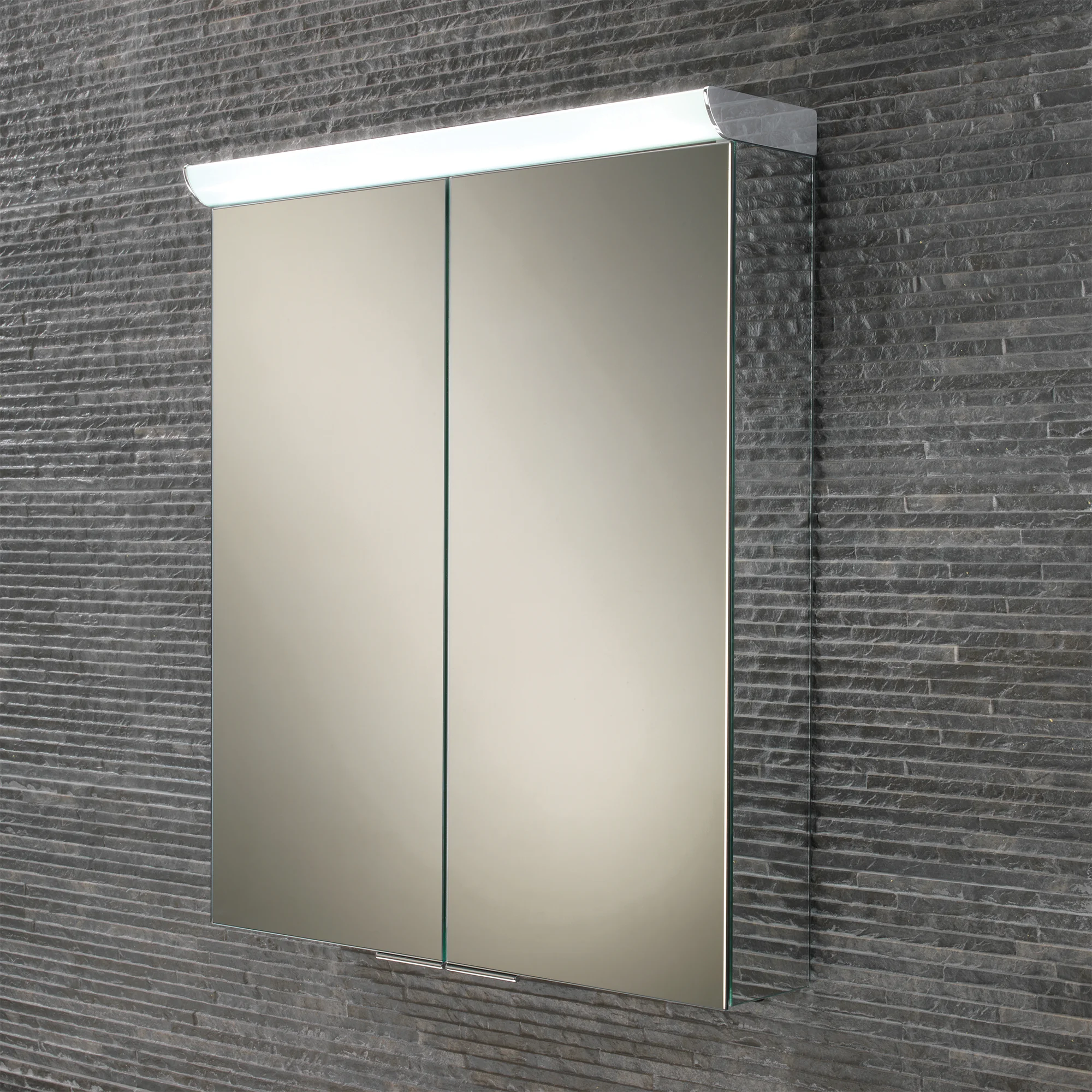 4490020Flare20Cabinet.webp Flare Mirrored Sides Double Door Cabinet - Image 1