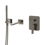 Avante Wall Mounted Bath Shower Mixer - Gunmetal Grey