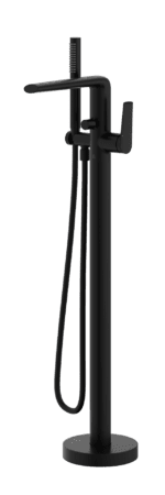 Edge Freestanding Bath Shower Mixer - Matt Black