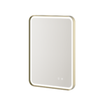 Gallery Mirror - Brushed Brass, 700 x 500mm