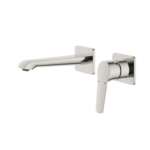 Hanna Wall Mounted Basin Mixer - Brushed Nickel