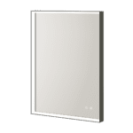 Vision Mirror - Matt Black, 600 x 800mm