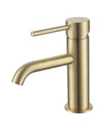 Giro Mono Basin Mixer inc. Waste - Brushed Brass