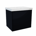 Erla Wall Hung Single Drawer - Black