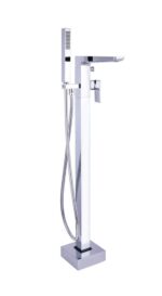 Saldo Freestanding Bath Shower Mixer - Chrome