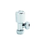 Radiator Valves Angled - Chrome