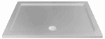 Lusino White 3D Effect Tray No Waste - 1600 x 800mm