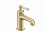 Lansdown Mono Basin Mixer With Click Waste - Brushed Brass
