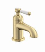 Lansdown Mini Mono Basin Mixer with Click Waste - Brushed Brass