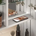 Verve Illuminated Bathroom Mirrored Cabinet - Image 2