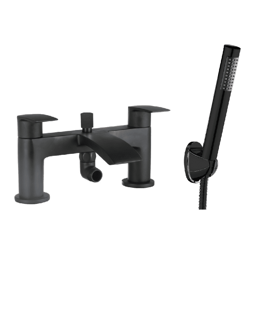 CORBY Bath Shower Mixer Matt Black CORBY Bath Shower Mixer Matt Black - Image 1