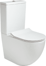 INSPIRE Rimless Fully Shrouded Close Coupled WC & Sequence Slim Soft Close Seat