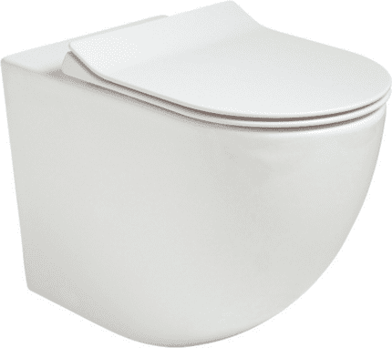 INSPIRE Rimless Back To Wall WC & Sequence Slim Soft Close Seat