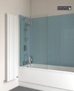 LUNAR SB6 8mm Two Panel Bath Screen Chrome - Image 2