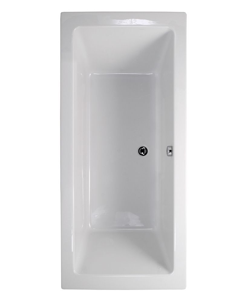 PACIFIC ENDURA 1600x700mm Double Ended Bath White PACIFIC ENDURA Double Ended Bath White - Image 1