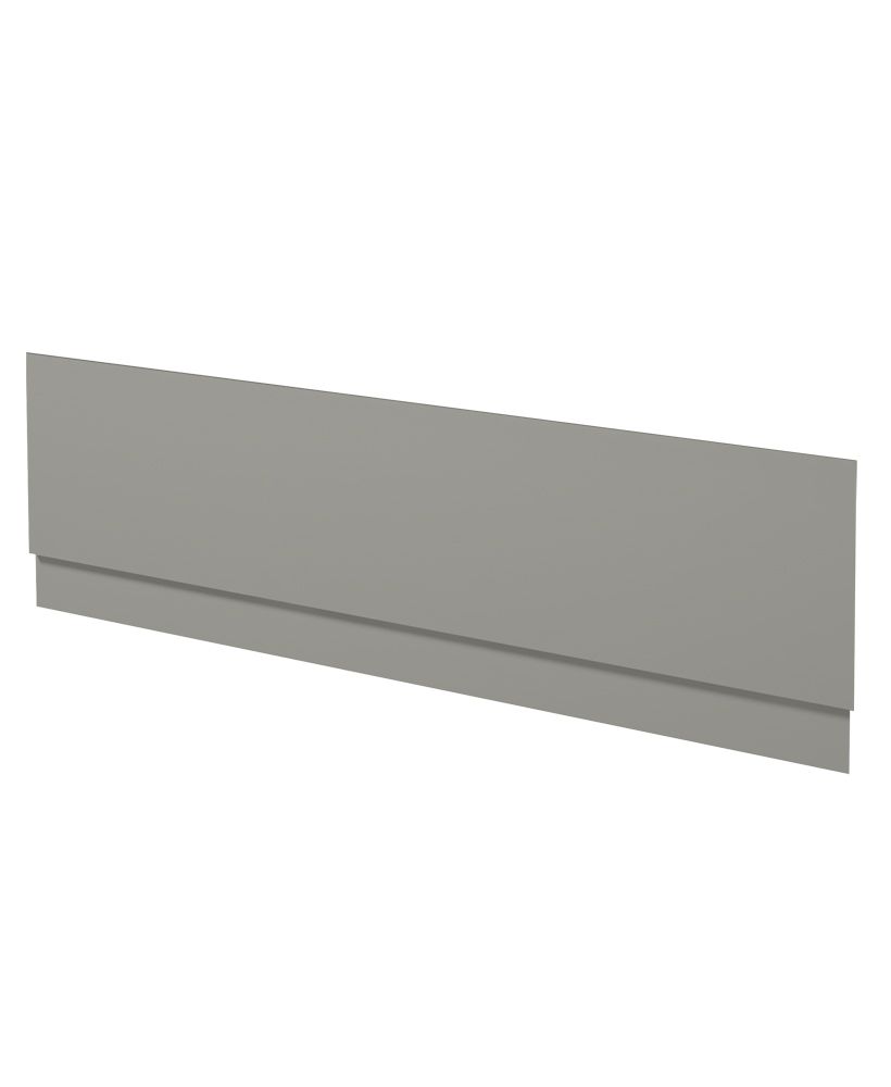 SCANDINAVIAN 1700mm Front Bath Panel Matt Arctic Grey SCANDINAVIAN Front Bath Panel Matt Arctic Grey - Image 1