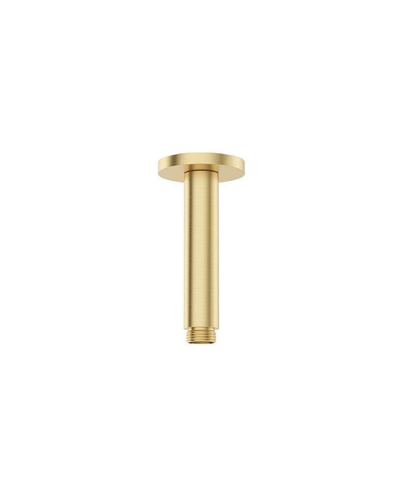 SYNC Round Ceiling Shower Arm 200mm Brushed Gold SYNC Round Ceiling Shower Arm 200mm Brushed Gold - Image 1