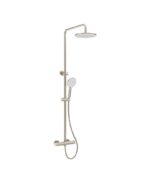 ALITA Rain Round Thermostatic Shower Kit Brushed Nickel