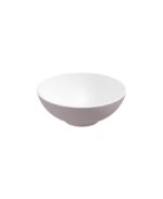 SKAL Round 40cm Countertop Basin White-Cashmere Pink & Waste