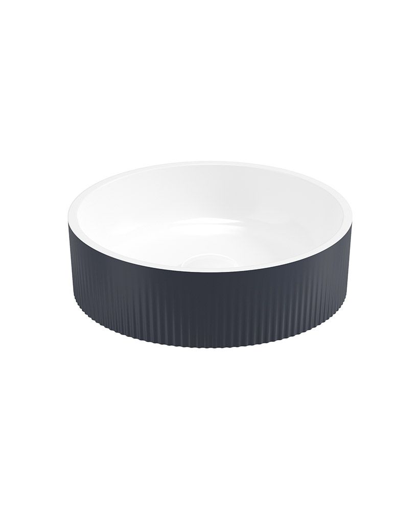 REED Round Countertop Wash Basin Cobalt Night REED Round Countertop Wash Basin Cobalt Night - Image 1
