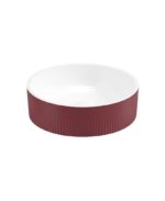 REED Round Countertop Wash Basin Ruby Fern