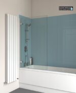 LUNAR SB5 8mm Hinged Bath Screen Chrome - Image 2