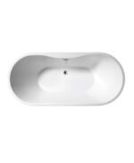 ANDREA Freestanding Bath White - 1655x745mm
