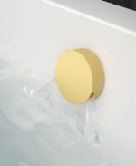 SONAS Round Bath Filler & Waste Brushed Gold - Image 2