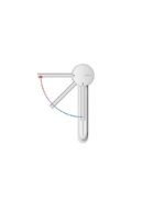 ALITA Wall Mounted Basin Mixer Brushed Nickel - Image 2