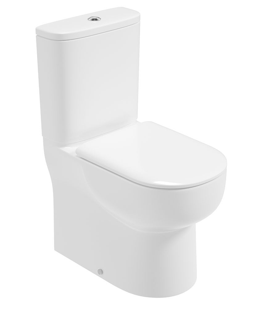 VIA Comfort Height Close Coupled Fully Shrouded Close Coupled WC & Sequence Soft Close Seat VIA Comfort Height Close Coupled Fully Shrouded Close Coupled WC & Sequence Soft Close Seat - Image 1