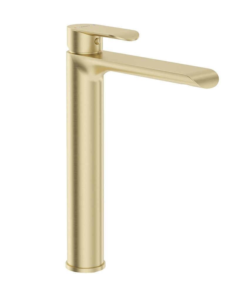 SCOPE Freestanding Basin Mixer Brushed Gold SCOPE Freestanding Basin Mixer Brushed Gold - Image 1