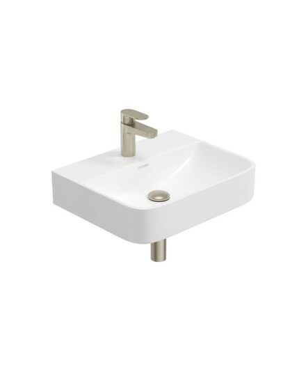 HORIZON Square 50cm 1TH Wash Basin & Bottle Trap