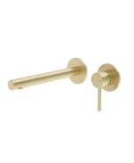 HAKK Wall Mounted Basin Mixer Brushed Gold