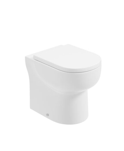 VIA Rimless Comfort Height Back to Wall WC & Alpha Soft Close Seat