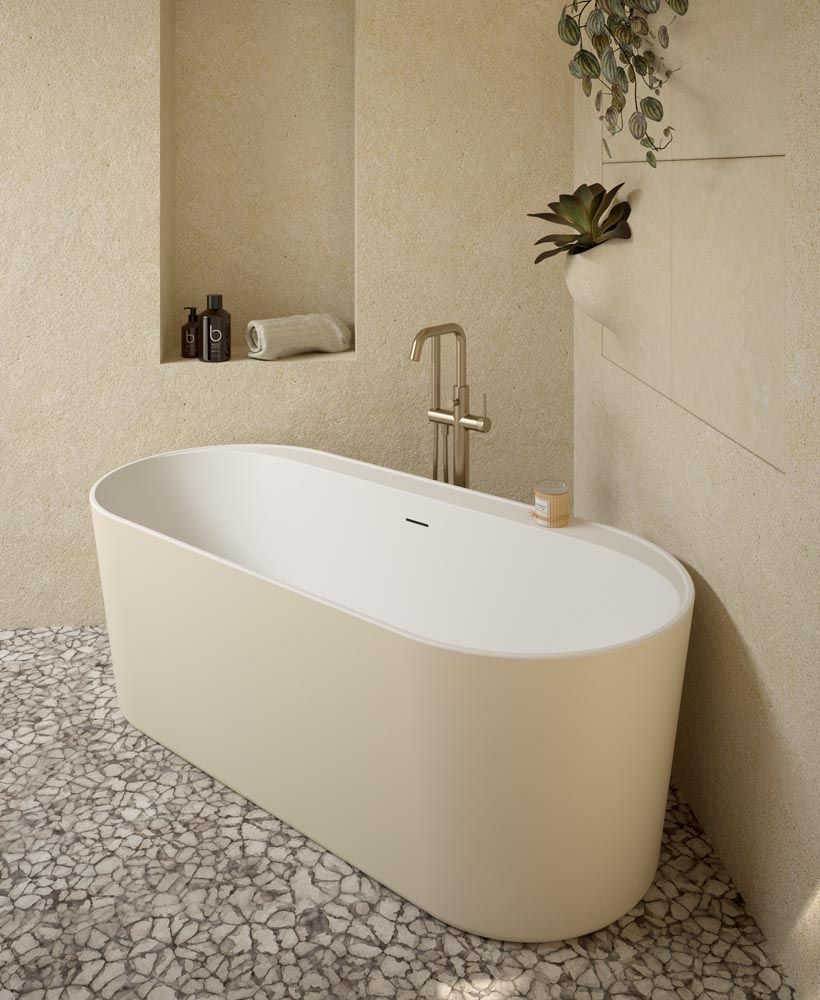 SAMOA 1700x750mm Freestanding Bath Coloured SAMOA Freestanding Bath Coloured - Image 1