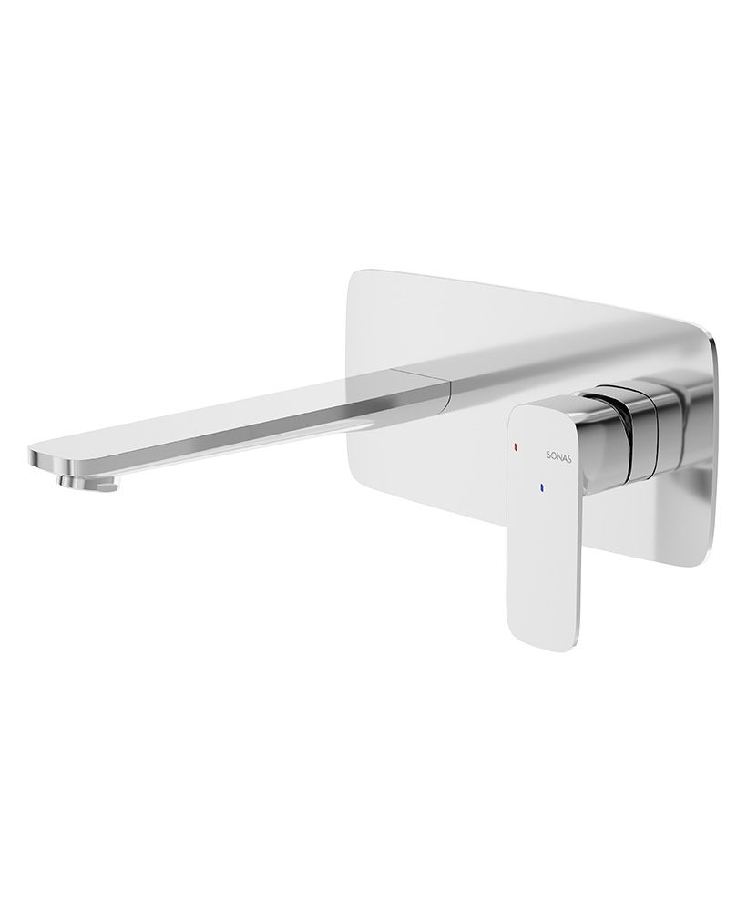 INEZ Wall Mounted Basin Mixer Chrome INEZ Wall Mounted Basin Mixer Chrome - Image 1