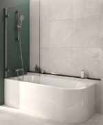 ARC Left Hand Single Ended Bath White - Image 2
