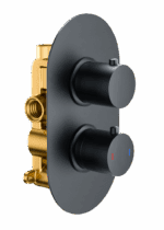 Round Twin Single Outlet