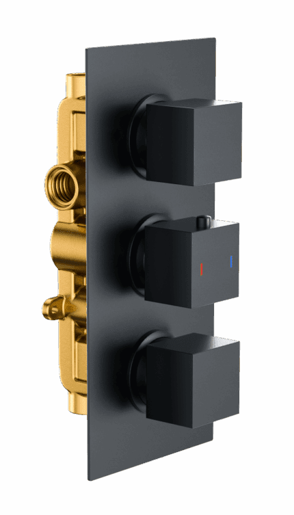 Square Triple Two Outlet