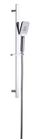 Square Slide Rail Large handset - Chrome