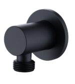 Round Outlet Elbow - Black