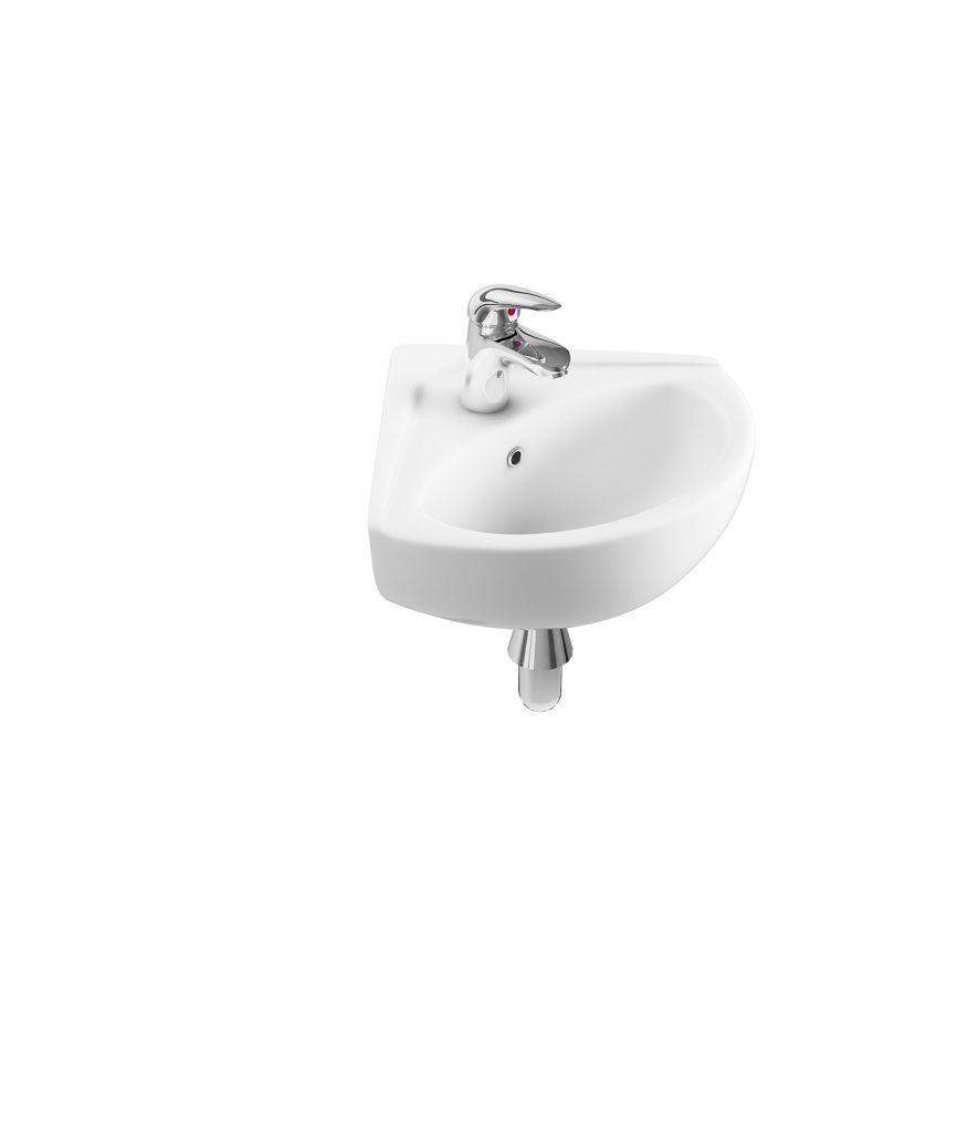 Kota 1TH Corner Basin (470 X 417) - Wall Mount Only Kota 1TH Corner Basin (470 X 417) - Wall Mount Only - Image 1