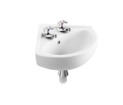 Kota 2TH Corner Basin (470 X 417) - Wall Mount Only