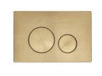 Brushed Brass Round Flush Plate