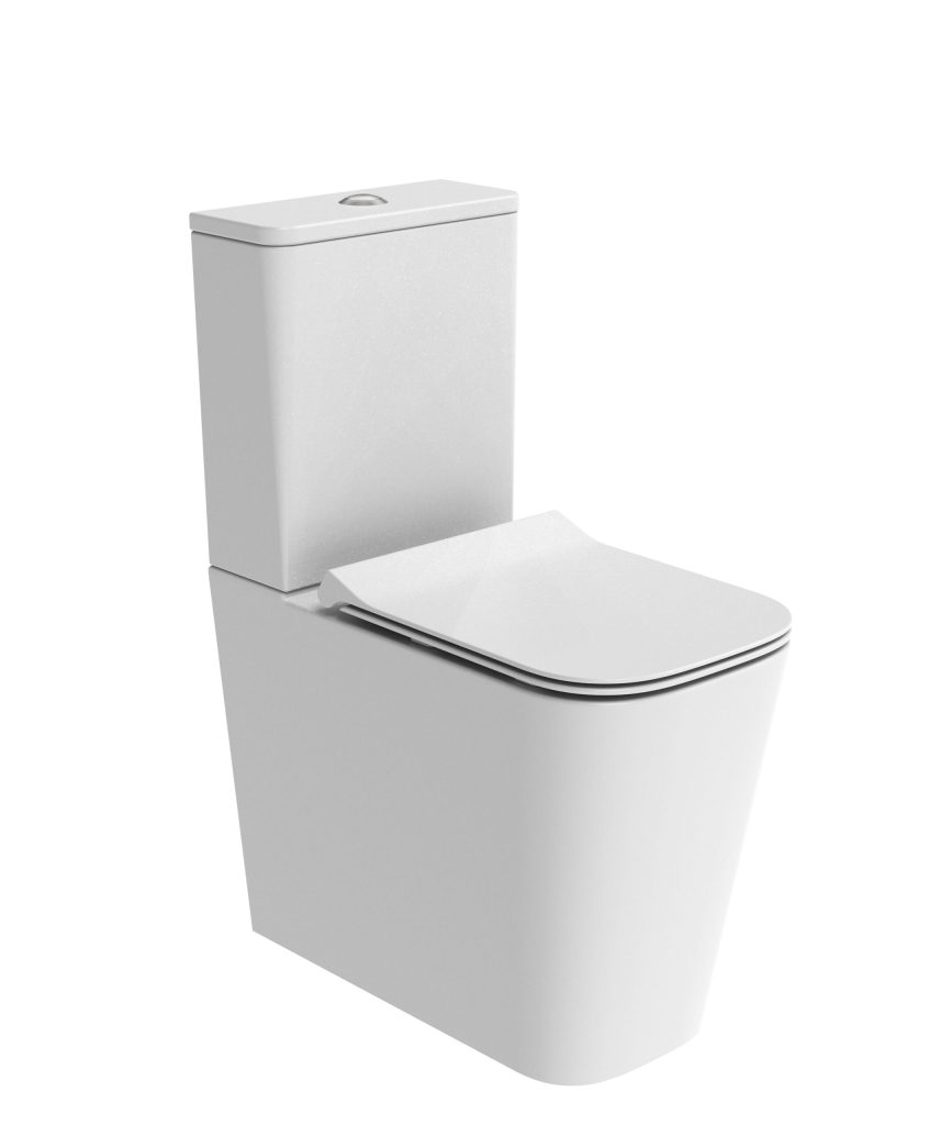 Compass Square Comfort Height Close Coupled Fully Enc Wc Pan Compass Square Comfort Height Close Coupled Fully Enc Wc Pan - Image 1