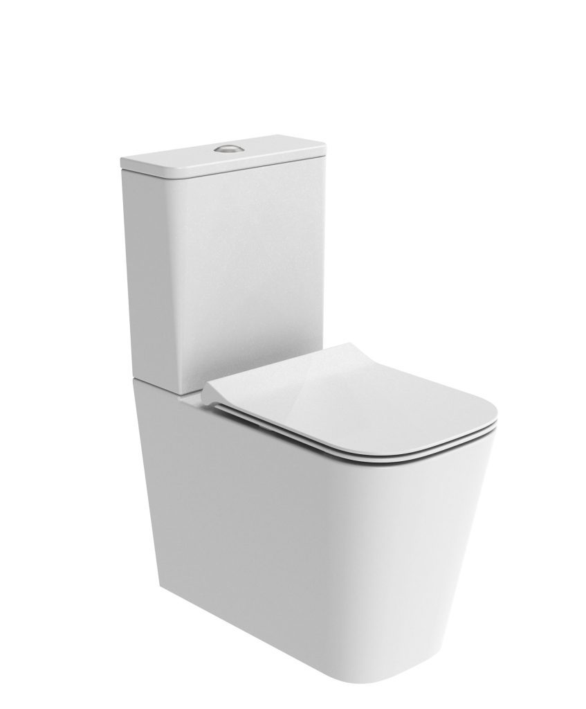 Compass Square Close Coupled Fully Enc Wc Pan Compass Square Close Coupled Fully Enc Wc Pan - Image 1