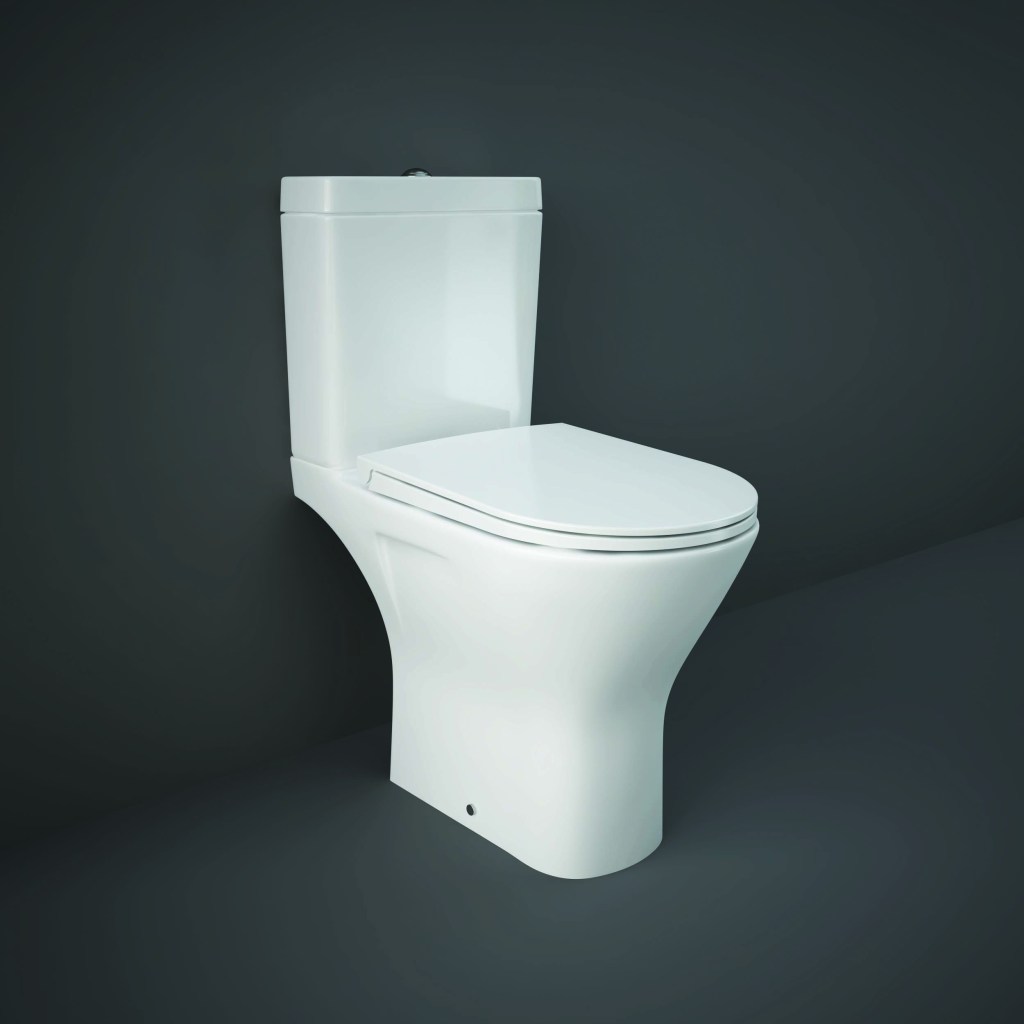 RAK-Resort Comfort Height Open Back Close Coupled Pan WC RAK-Resort Comfort Height Open Back Close Coupled Pan WC - Image 1