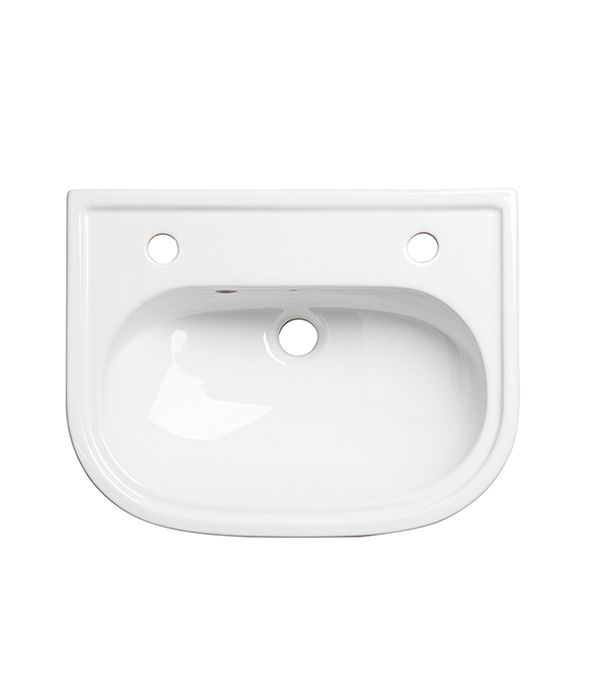 Slim Depth Countertop Basin 2 Tap Hole Slim Depth Countertop Basin 2 Tap Hole - Image 1