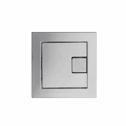 Flush Plate Options Square Dual Flush Button - Chrome