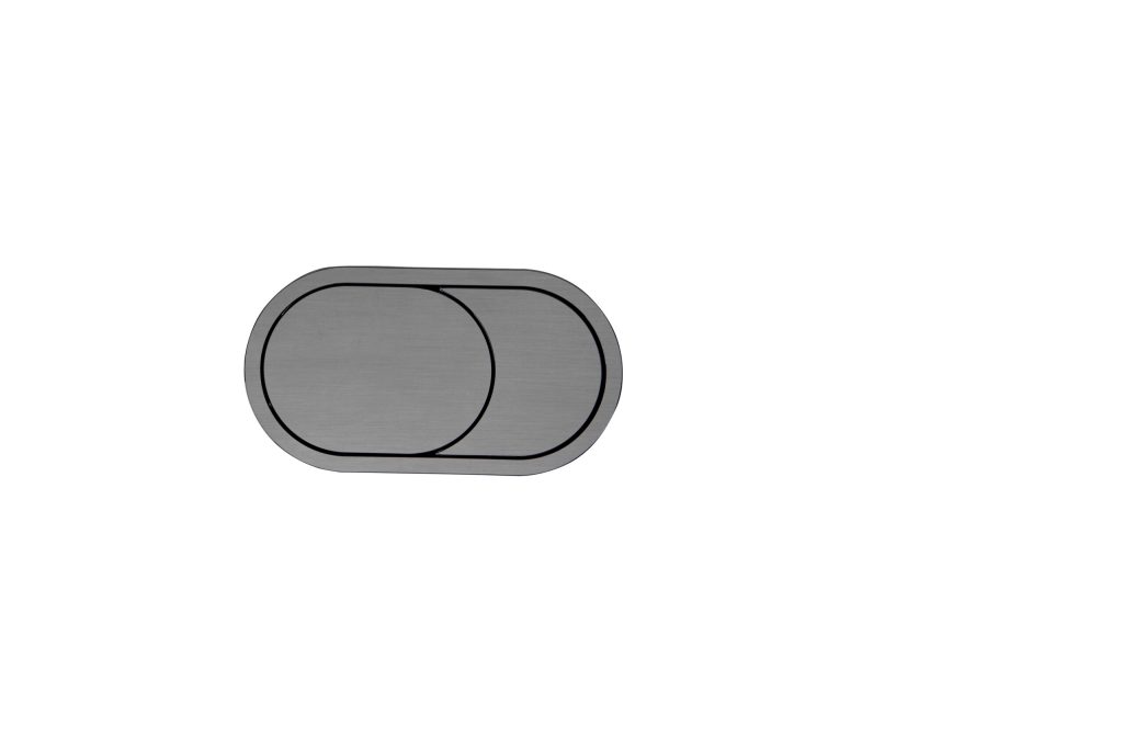 OVAL FLUSH BUTTON GUNMETAL OVAL FLUSH BUTTON GUNMETAL - Image 1